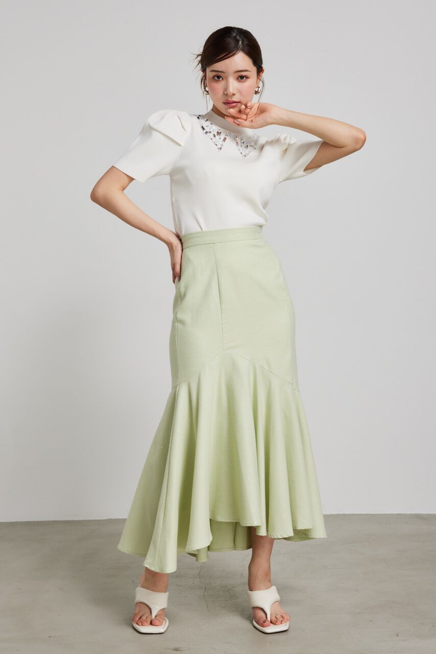 rienda「24SSレディ-マーメイド SK」|スカート|L/GRN1