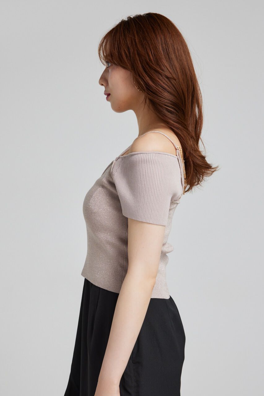 rienda「レイヤードニットトップス」|ニット・セーター|