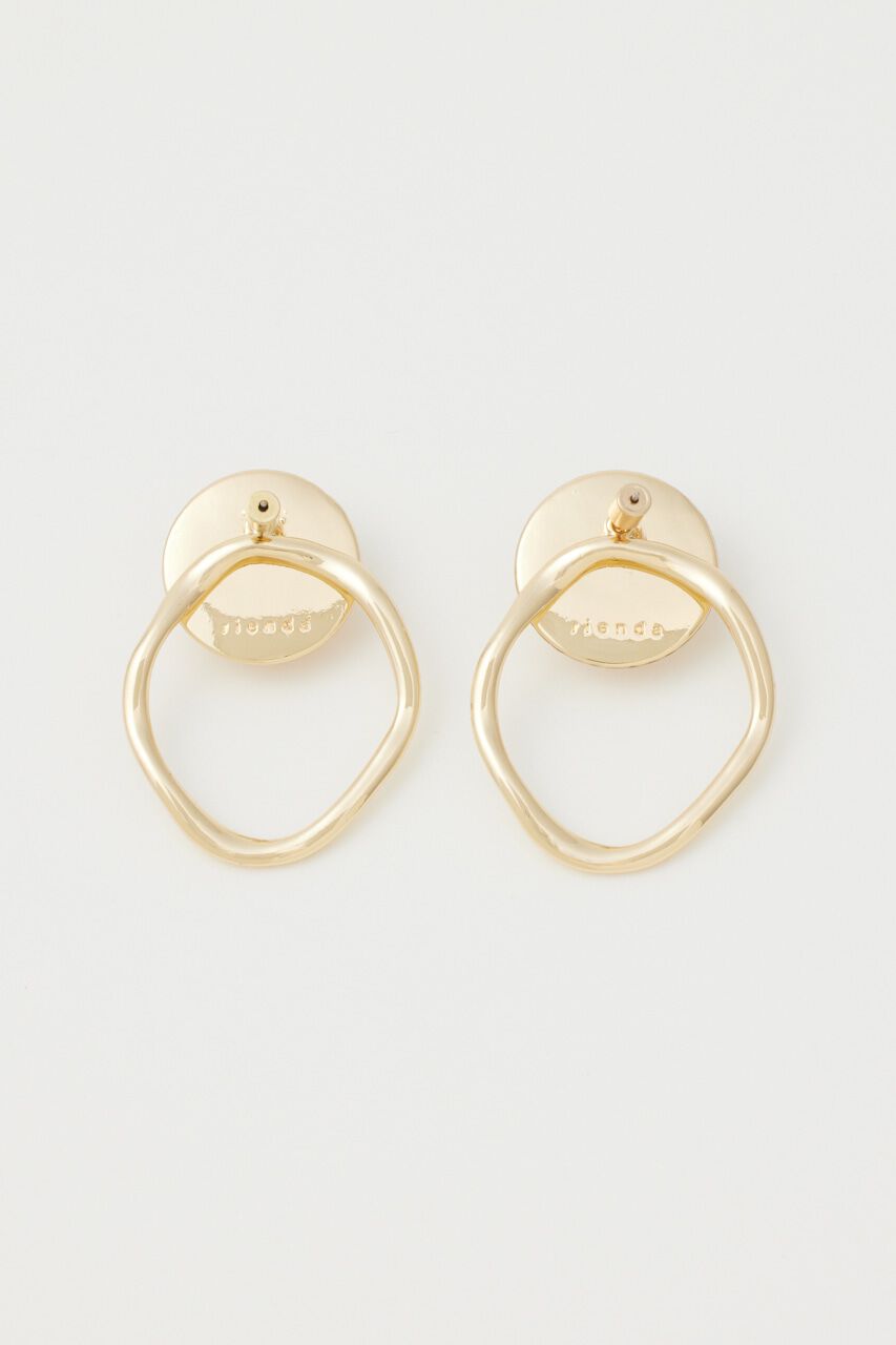 rienda「2WAYビッグフェイクパールピアス」|ピアス|