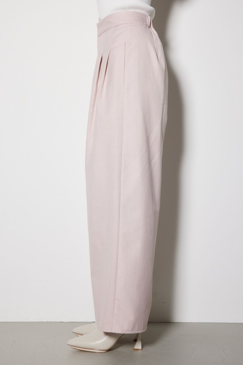 rienda「レイヤードベルトジャストウエストパンツ」|その他|