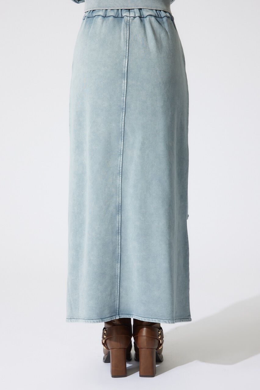 rienda「クラッシュスウェットジャストウエストスカート」|スカート|