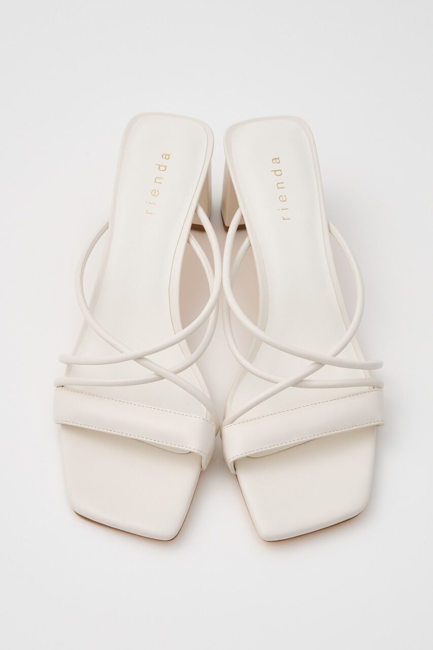 rienda「スリムストリングサンダル」|サンダル|