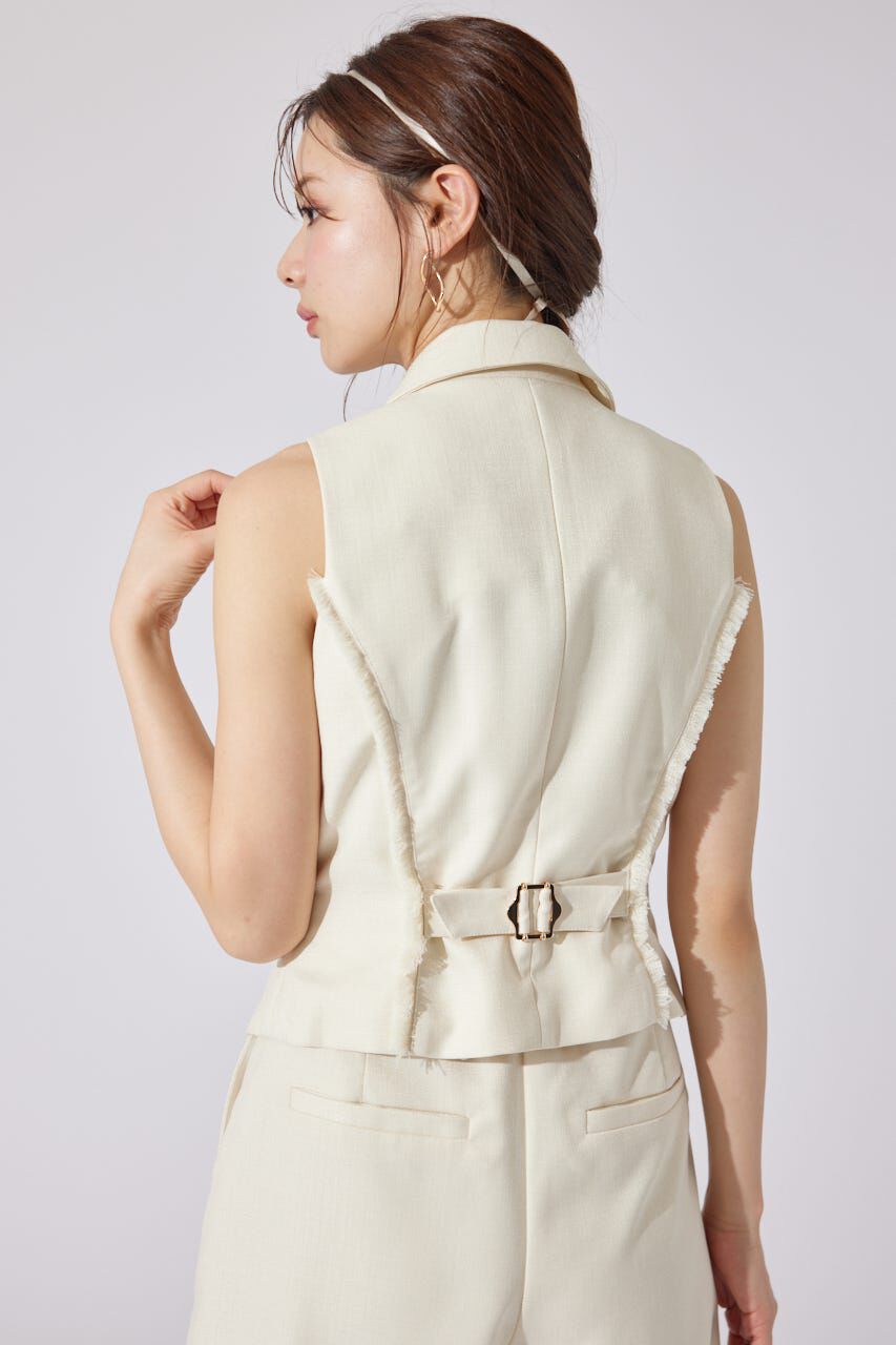 rienda「テーラードベスト」|ダウンベスト・ベスト|