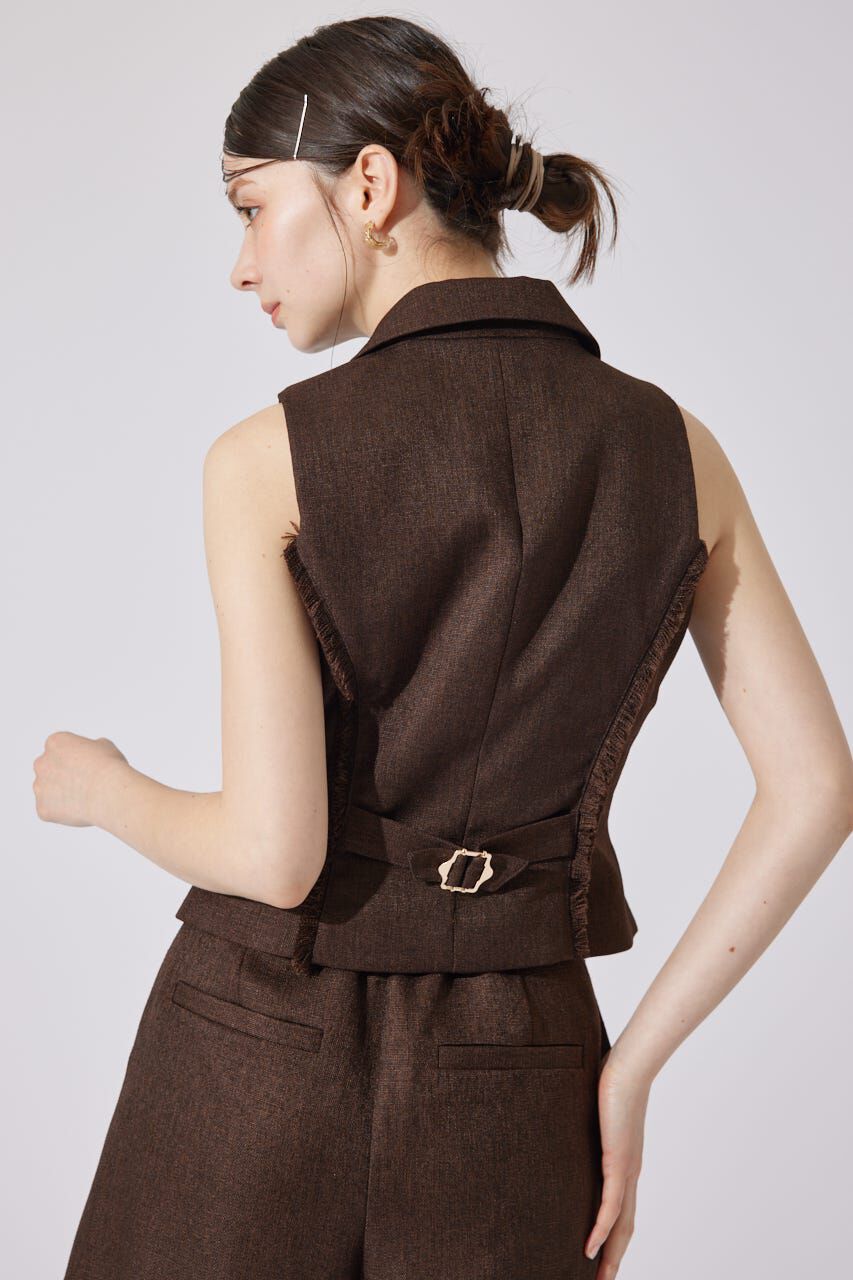 rienda「テーラードベスト」|ダウンベスト・ベスト|