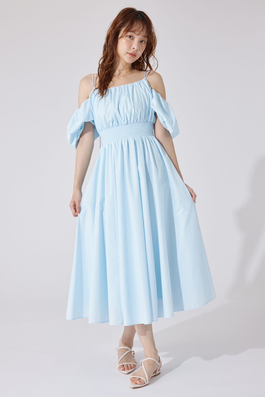 rienda「メニーウェイフレアワンピース」|ワンピース|L/BLU1