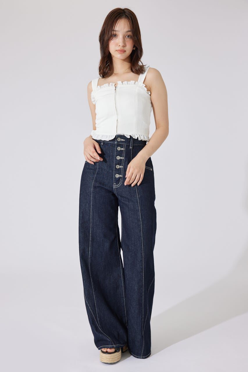 rienda「2WAYペプラムビスチェトップス」|シャツ・ブラウス|