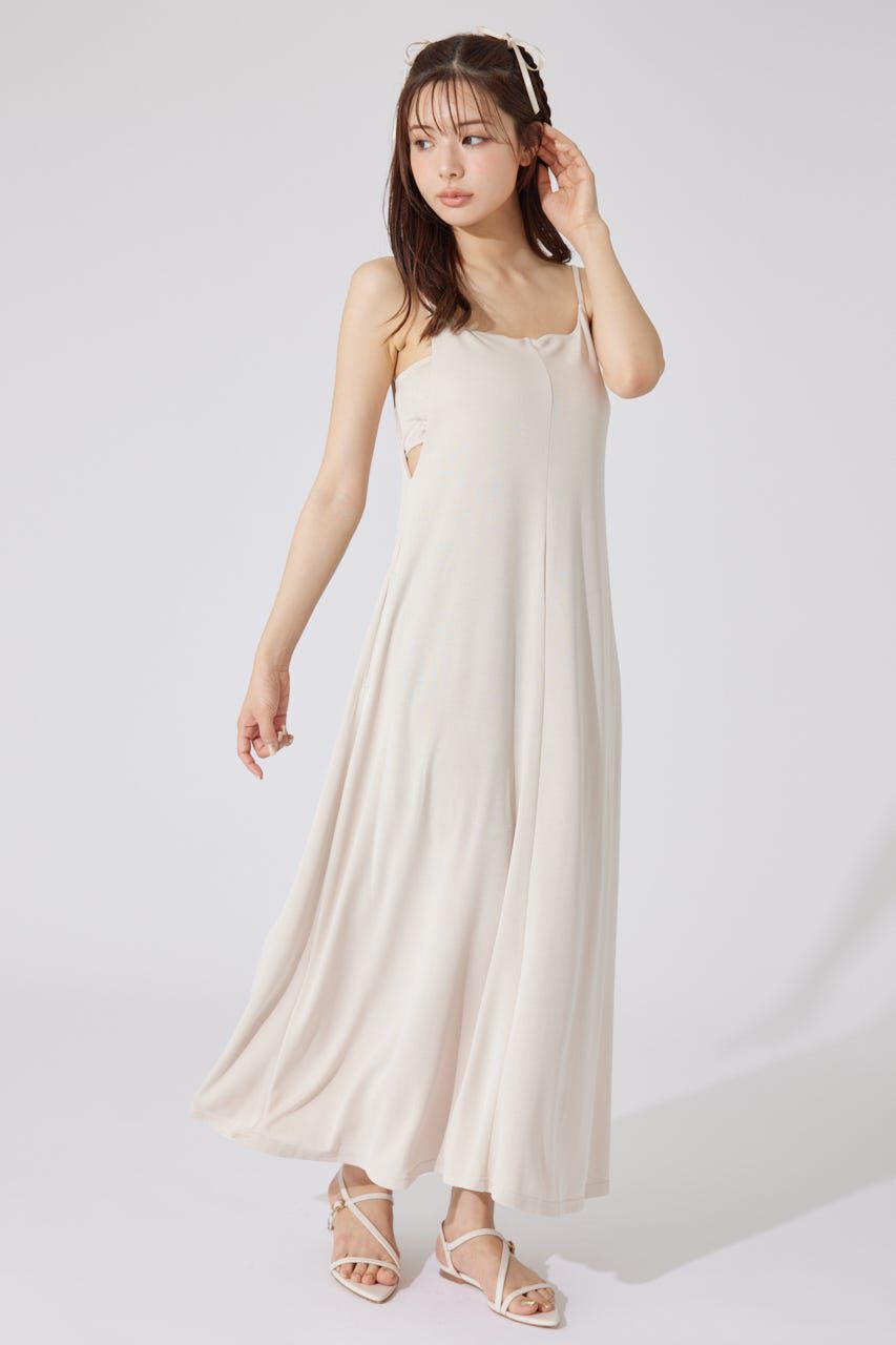rienda「リラックスカットキャミワンピース」|ワンピース|