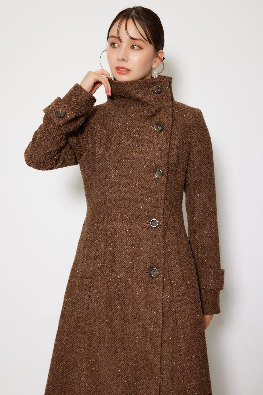 rienda「25オーバーネックシンデレララインコート」|その他|