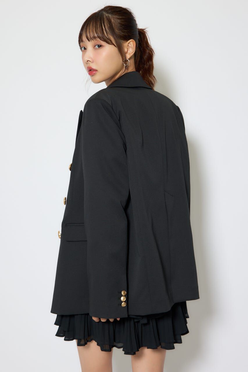 rienda「ピークドラペルダブルテーラードジャケット」|その他|