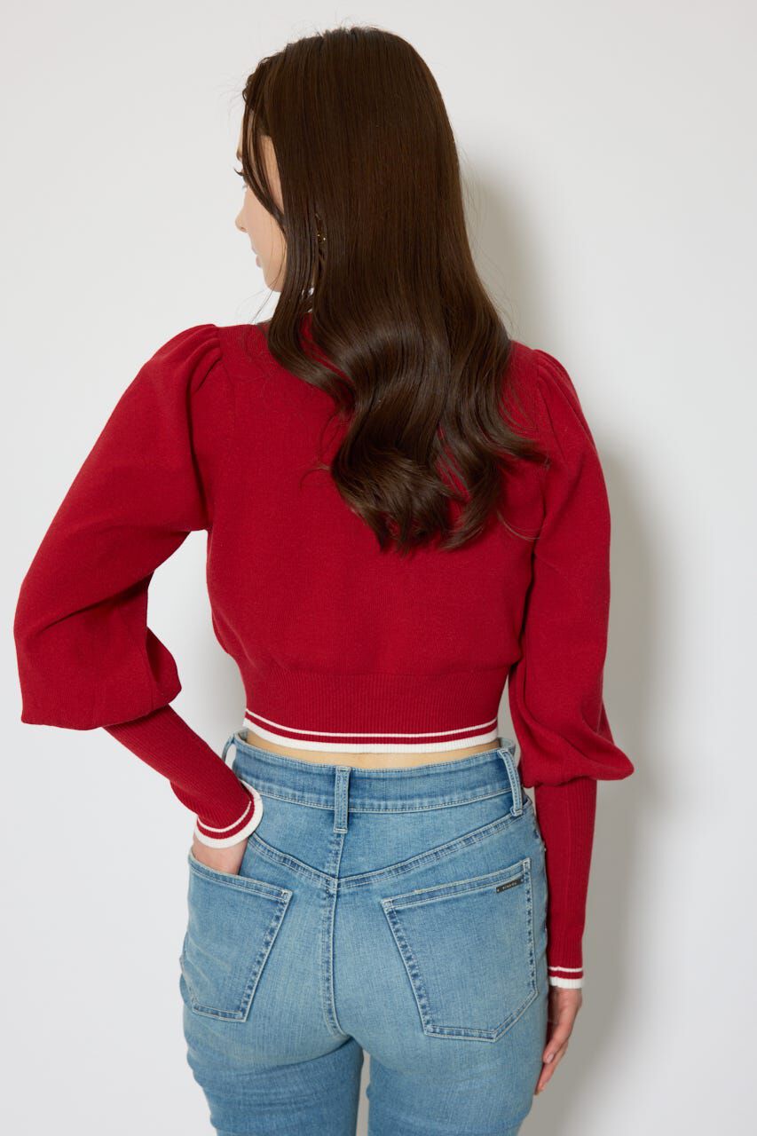 rienda「ロゴニットトップス」|ニット・セーター|