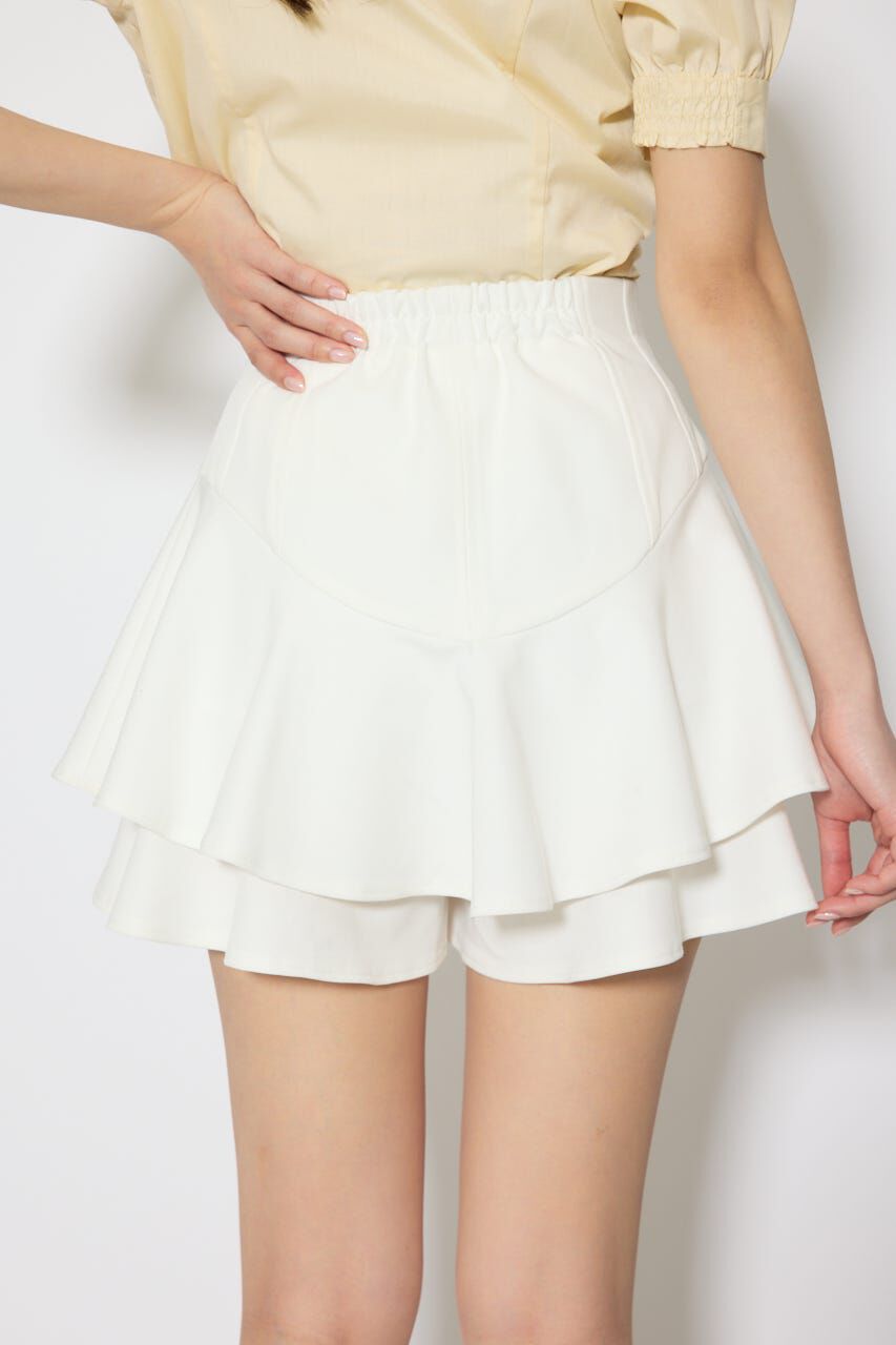 rienda「レイヤードヘムコルセットスコートショートパンツ」|その他|