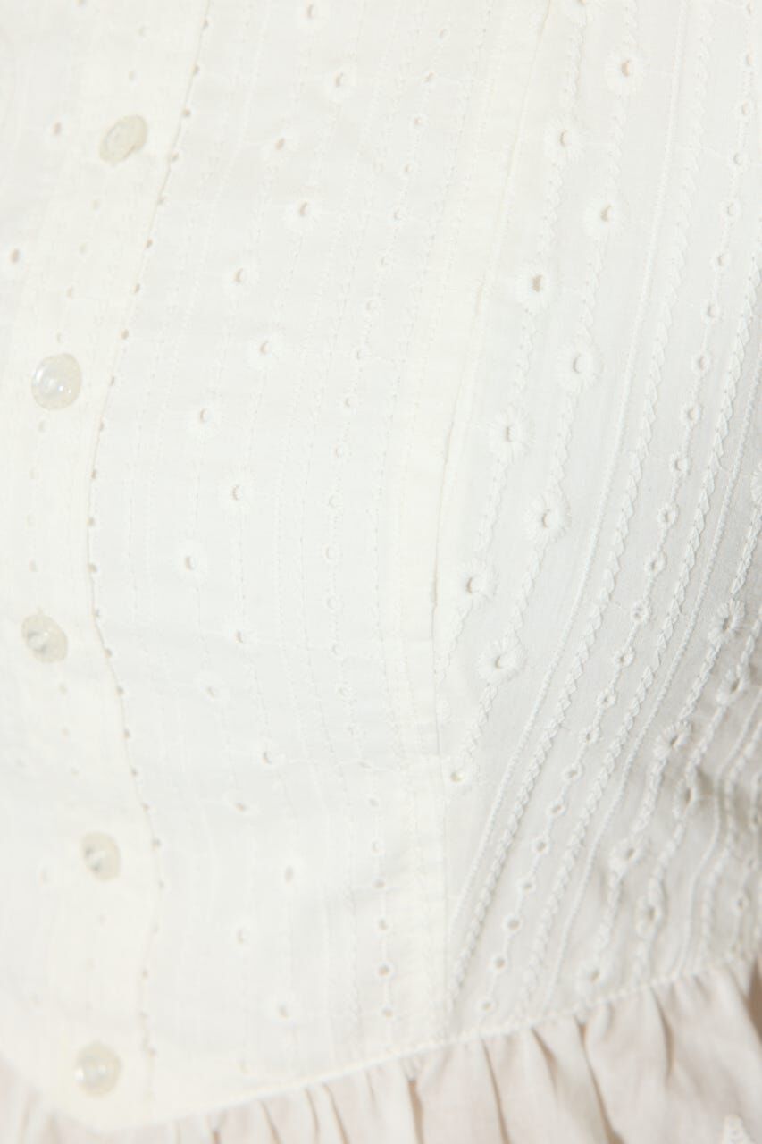 rienda「コットンレースブラウス」|シャツ・ブラウス|