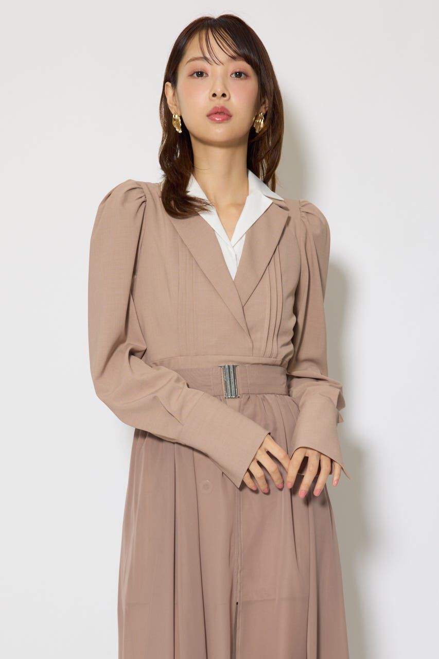 rienda「2WAYテーラーWカラーワンピース」|ワンピース|