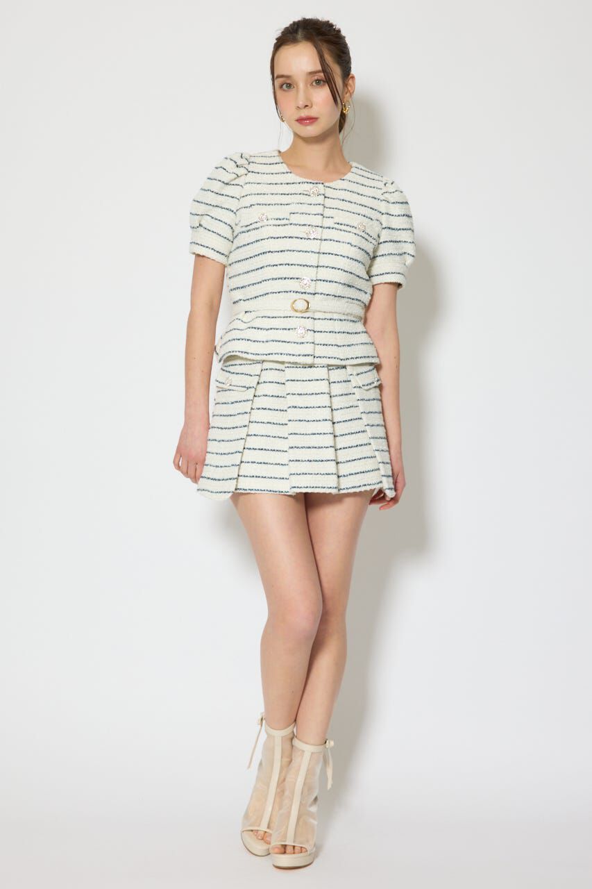 rienda「サイドラップツイードスコートショートパンツ」|その他|