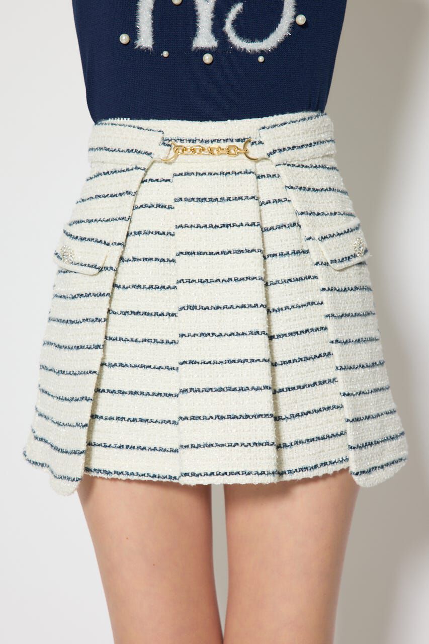 rienda「サイドラップツイードスコートショートパンツ」|その他|