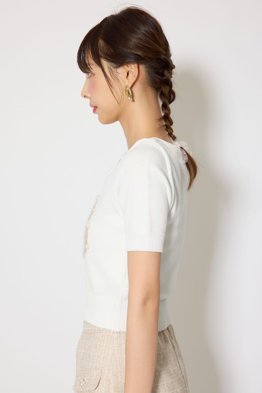 rienda「ジャガードRニットトップス」|ニット・セーター|