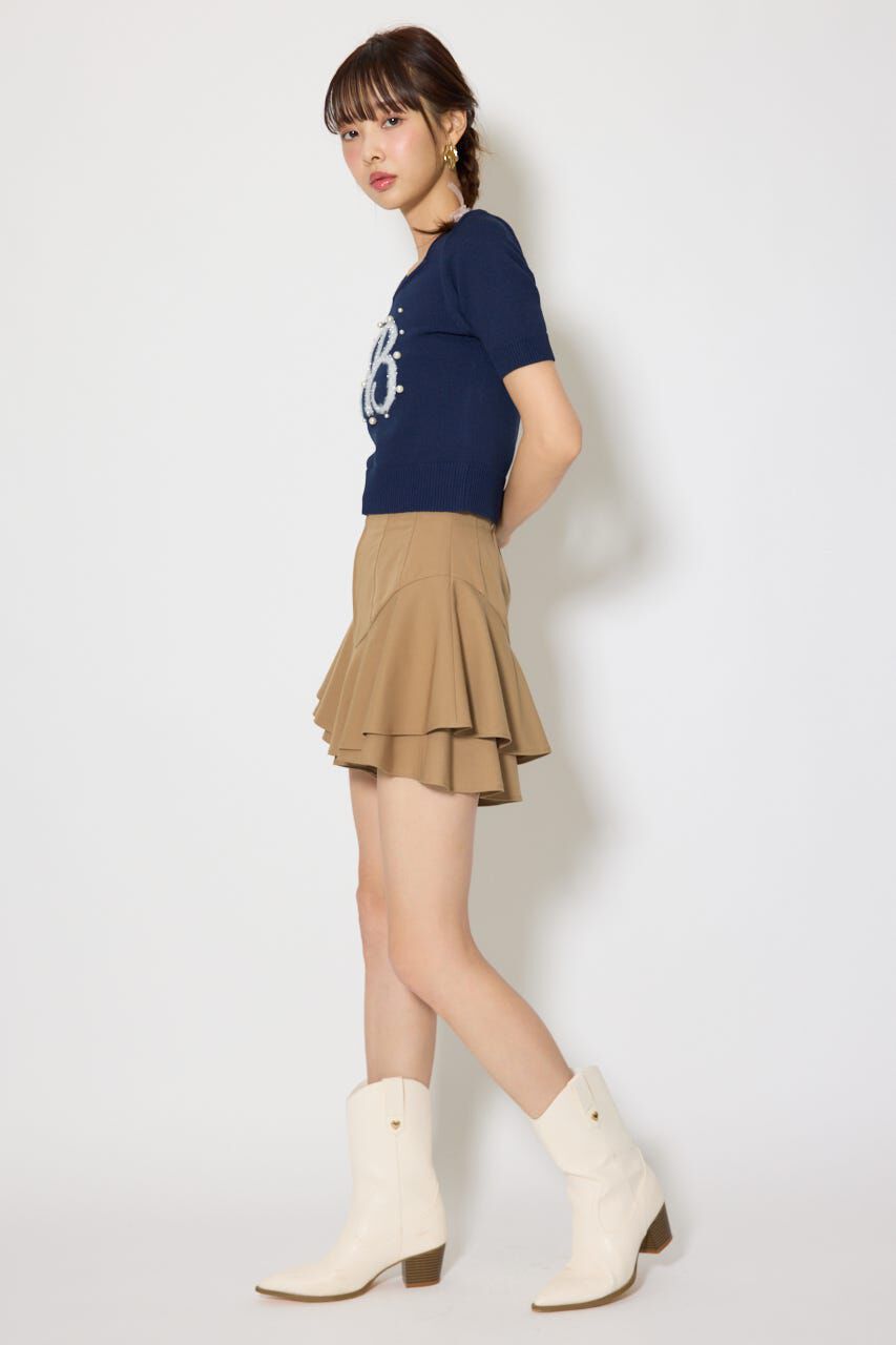 rienda「ジャガードRニットトップス」|ニット・セーター|