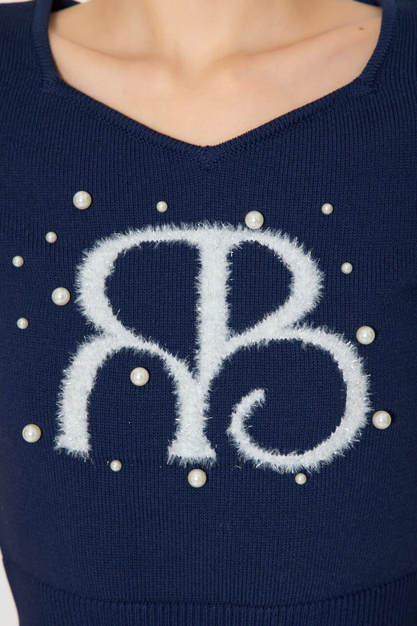 rienda「ジャガードRニットトップス」|ニット・セーター|