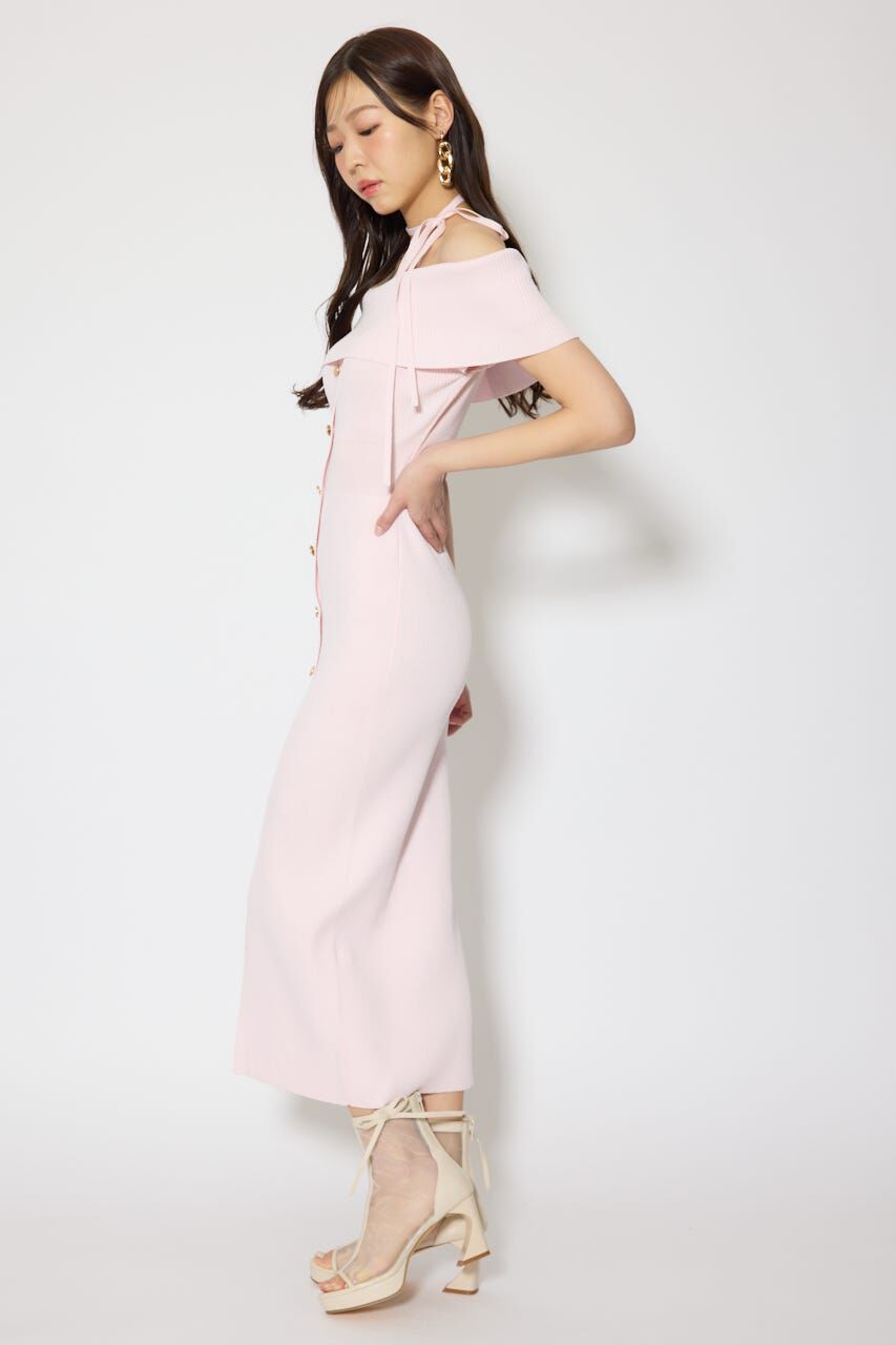 rienda「オフショルダーニットタイトワンピース」|ワンピース|