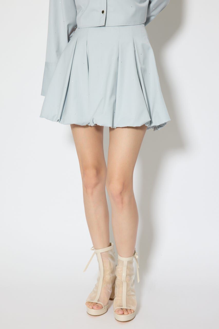 rienda「デコラティブバルーンミニスカート」|スカート|