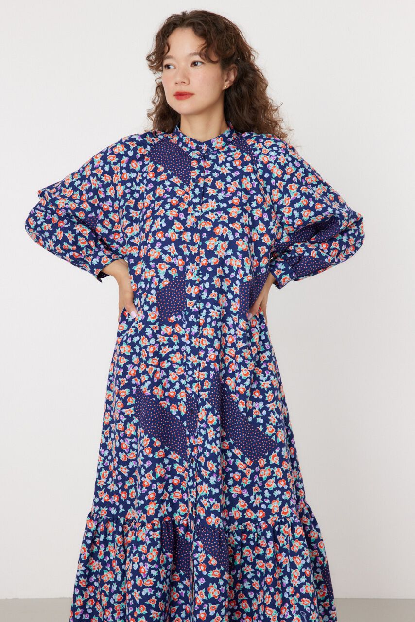 RODEO CROWNS「floral ワンピース」|ワンピース|柄NVY5