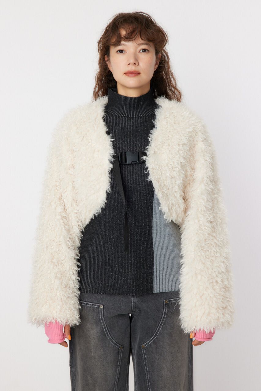 RODEO CROWNS「ボアボレロブルゾン」|その他|