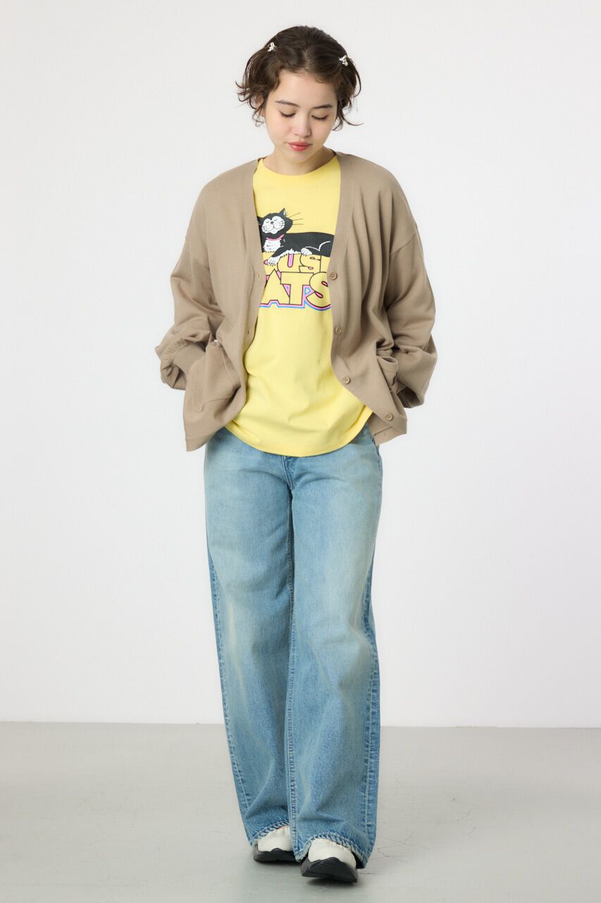 RODEO CROWNS「スクリプト LOGO ニットカーディガン」|カーディガン|