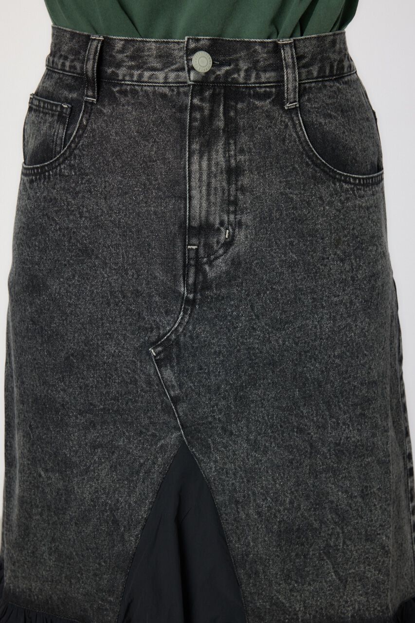 RODEO CROWNS「ケミカルデニム&times;ミリタリースカート」|スカート|