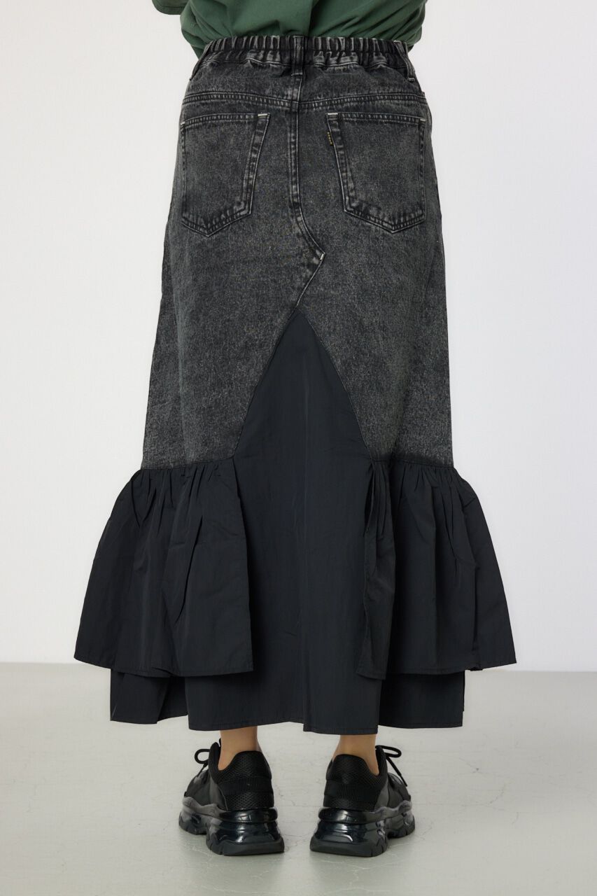 RODEO CROWNS「ケミカルデニム&times;ミリタリースカート」|スカート|