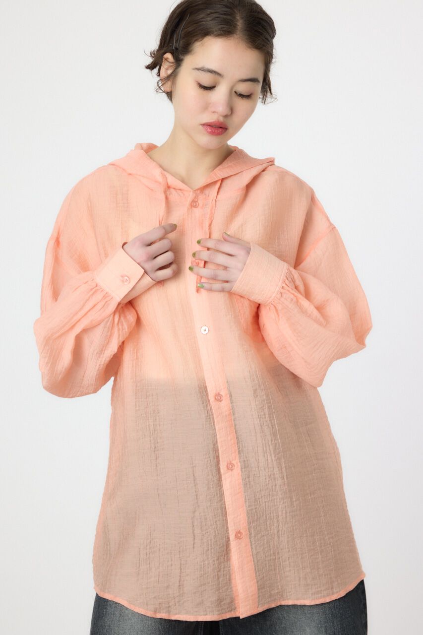 RODEO CROWNS「ワッシャーフーディーシャツ」|シャツ・ブラウス|