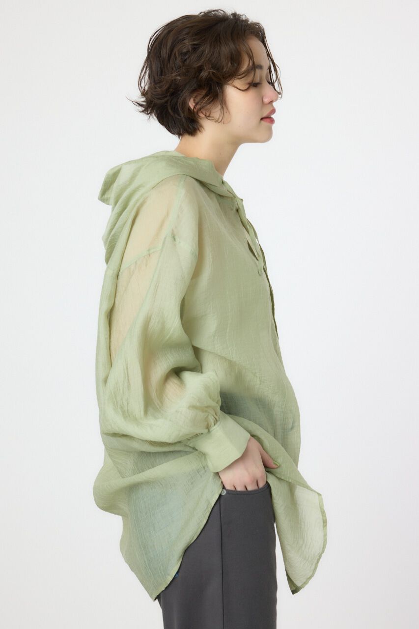 RODEO CROWNS「ワッシャーフーディーシャツ」|シャツ・ブラウス|