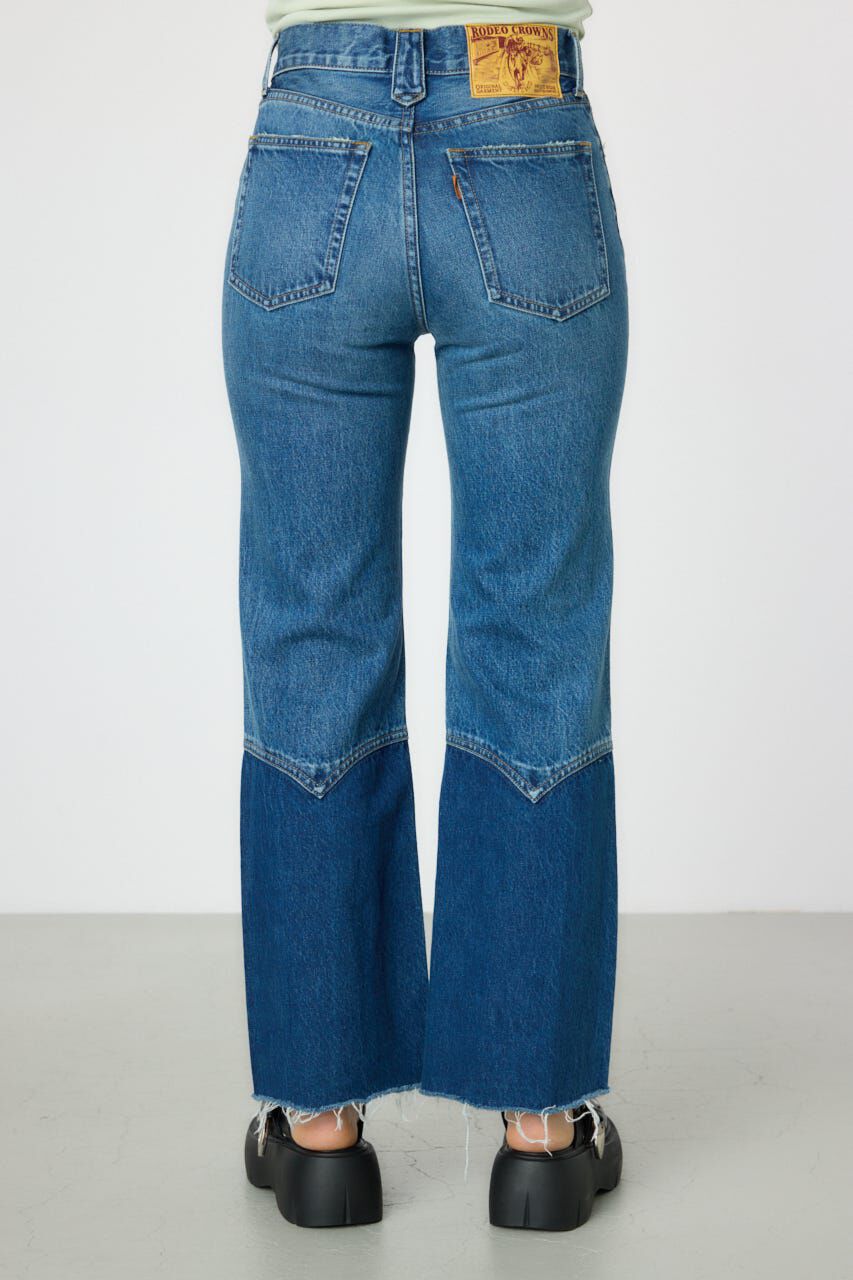 RODEO CROWNS「HEM WESTERN デニムパンツ」|デニム|