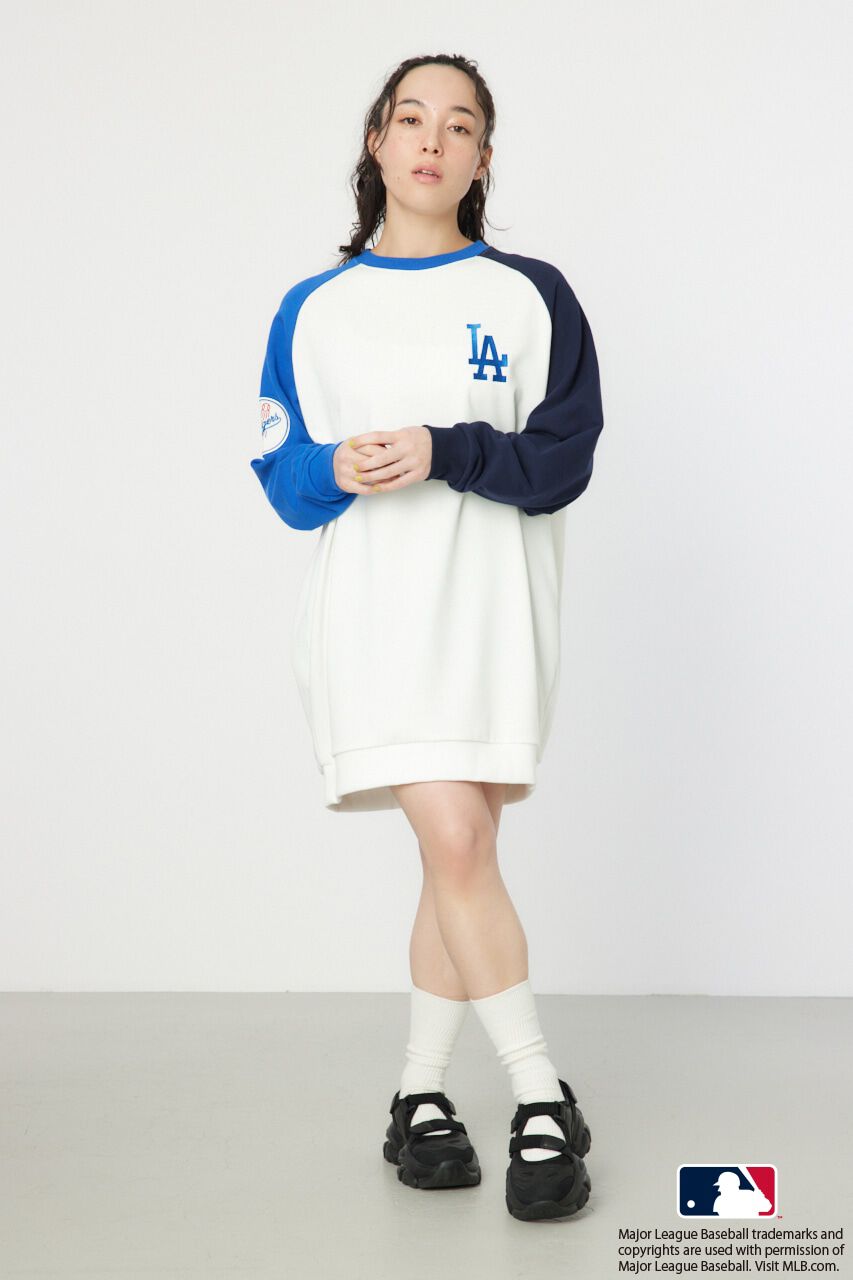 RODEO CROWNS「MLBラグランスウェットワンピース」|ワンピース|