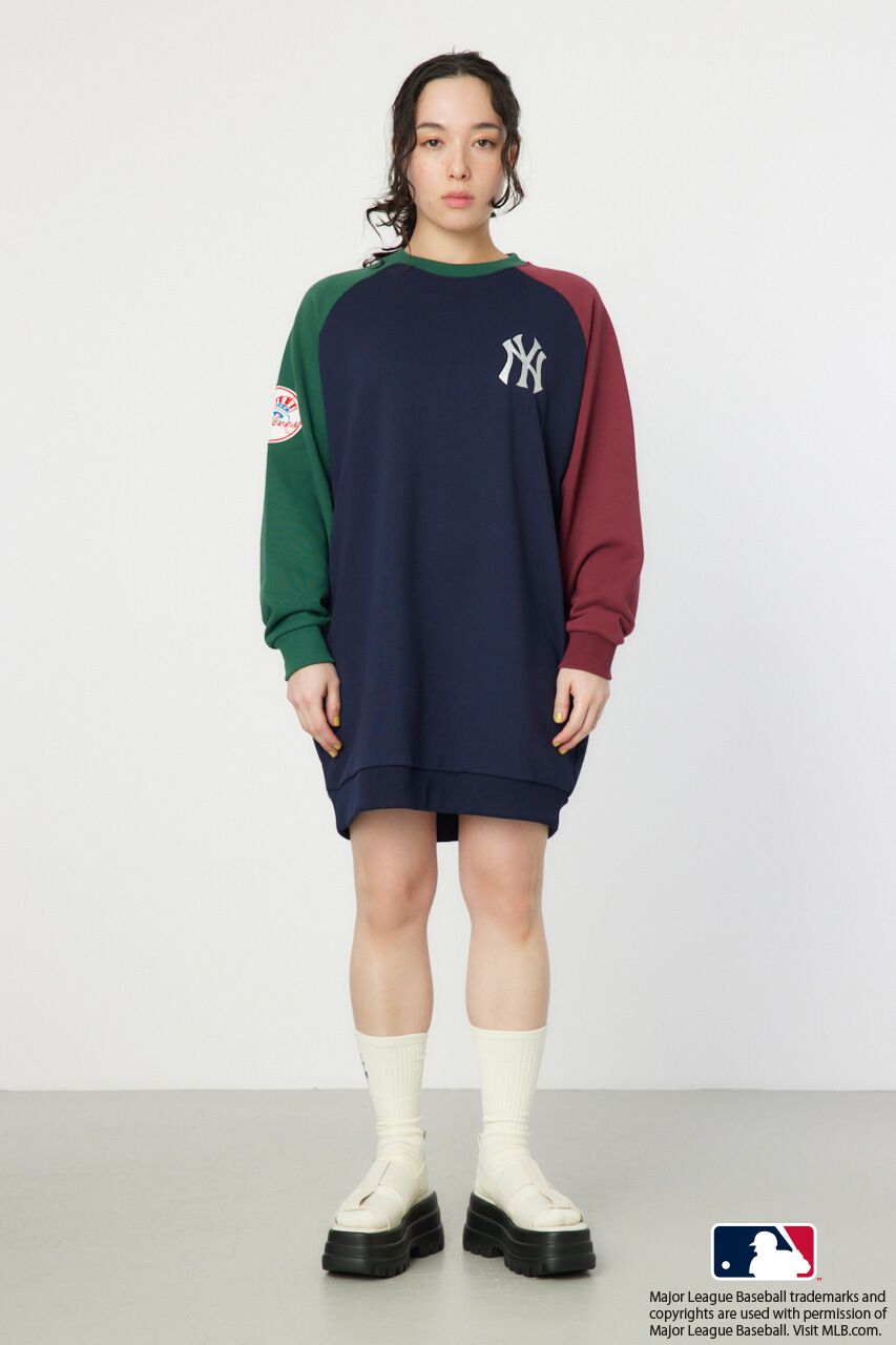 RODEO CROWNS「MLBラグランスウェットワンピース」|ワンピース|