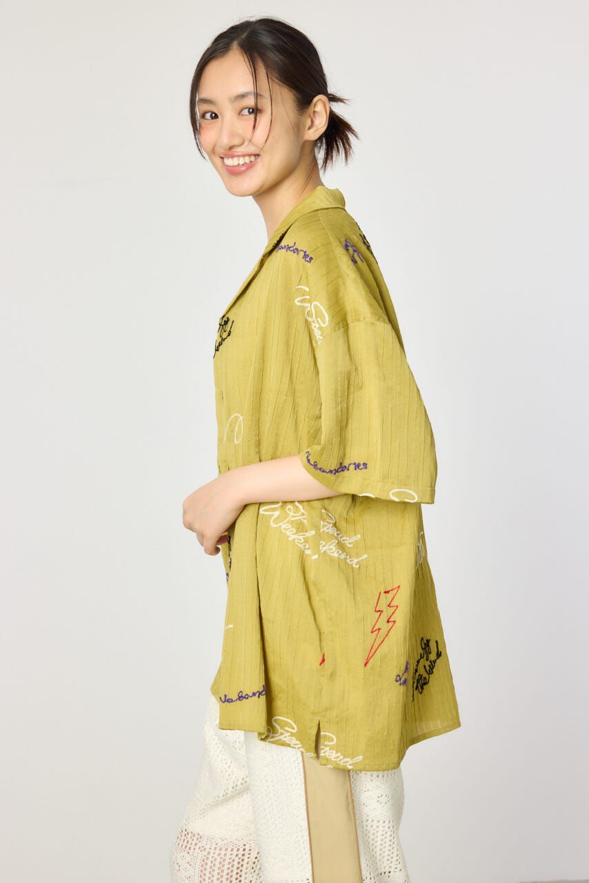 RODEO CROWNS「エンブロイダリーレタードシャツ」|シャツ・ブラウス|