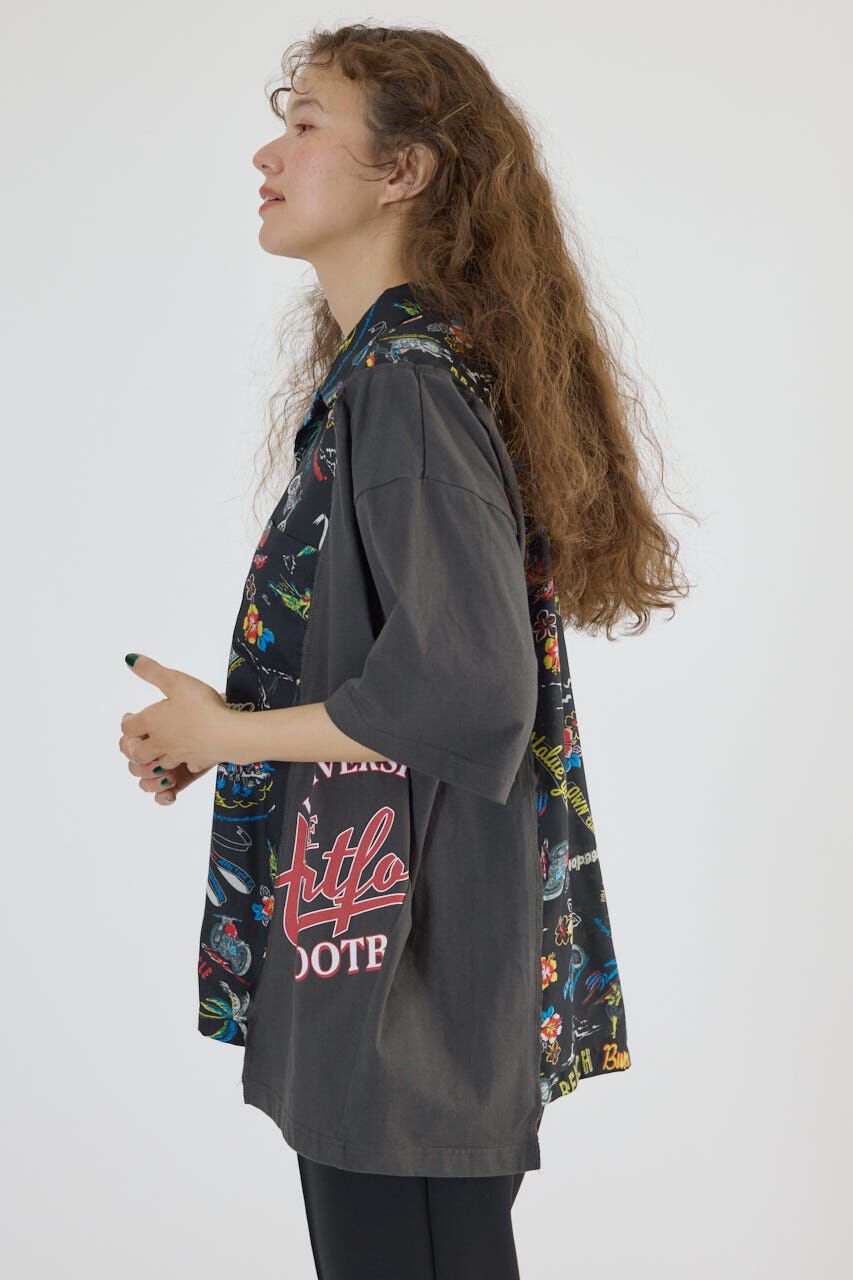 RODEO CROWNS「ドッキングアロハビッグシャツ」|シャツ・ブラウス|