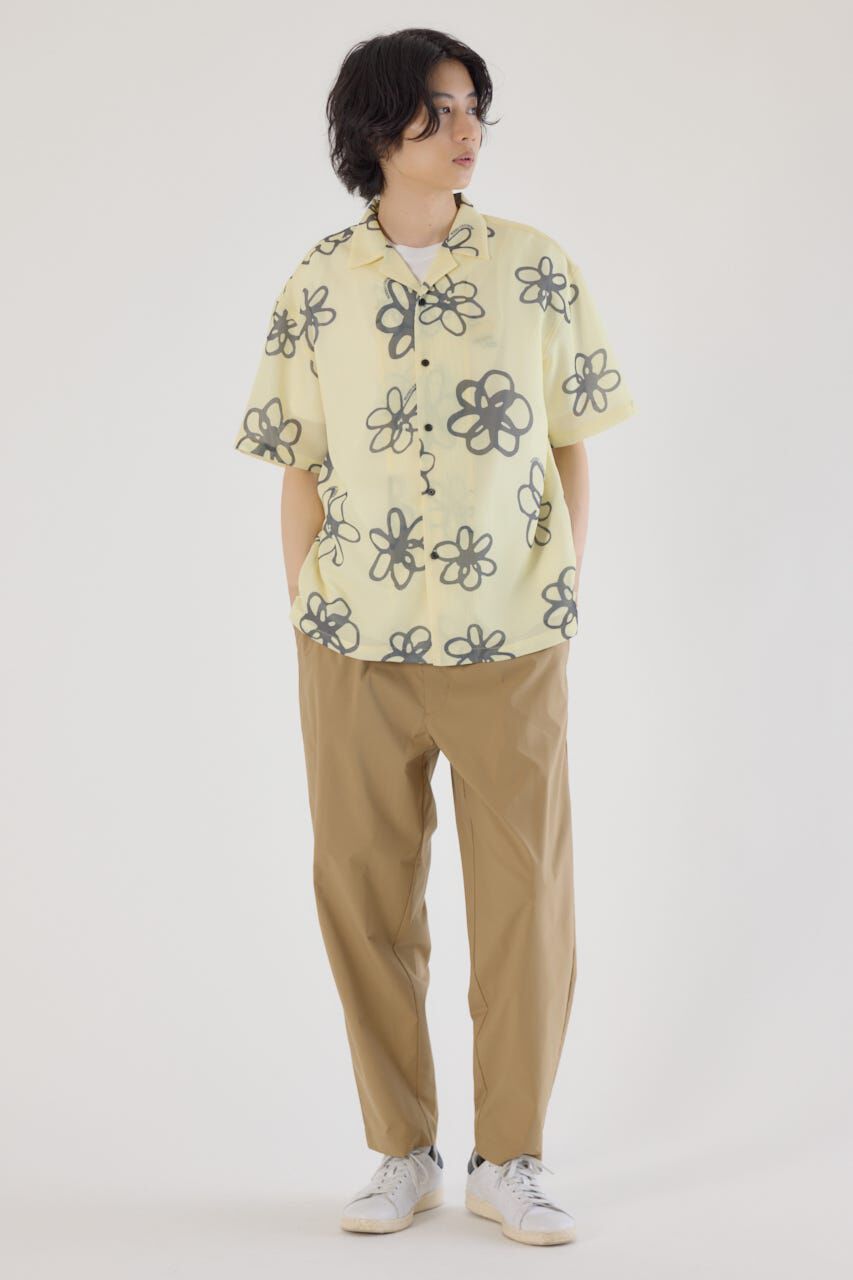 RODEO CROWNS「ポリメッシュフラワーシャツ」|シャツ・ブラウス|