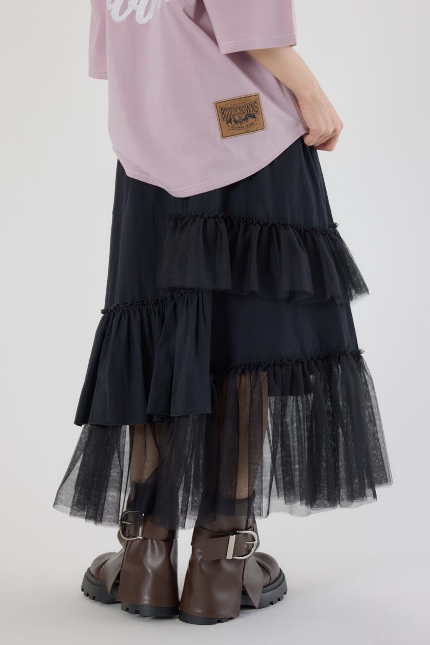 RODEO CROWNS「ランダムティアードスカート」|スカート|