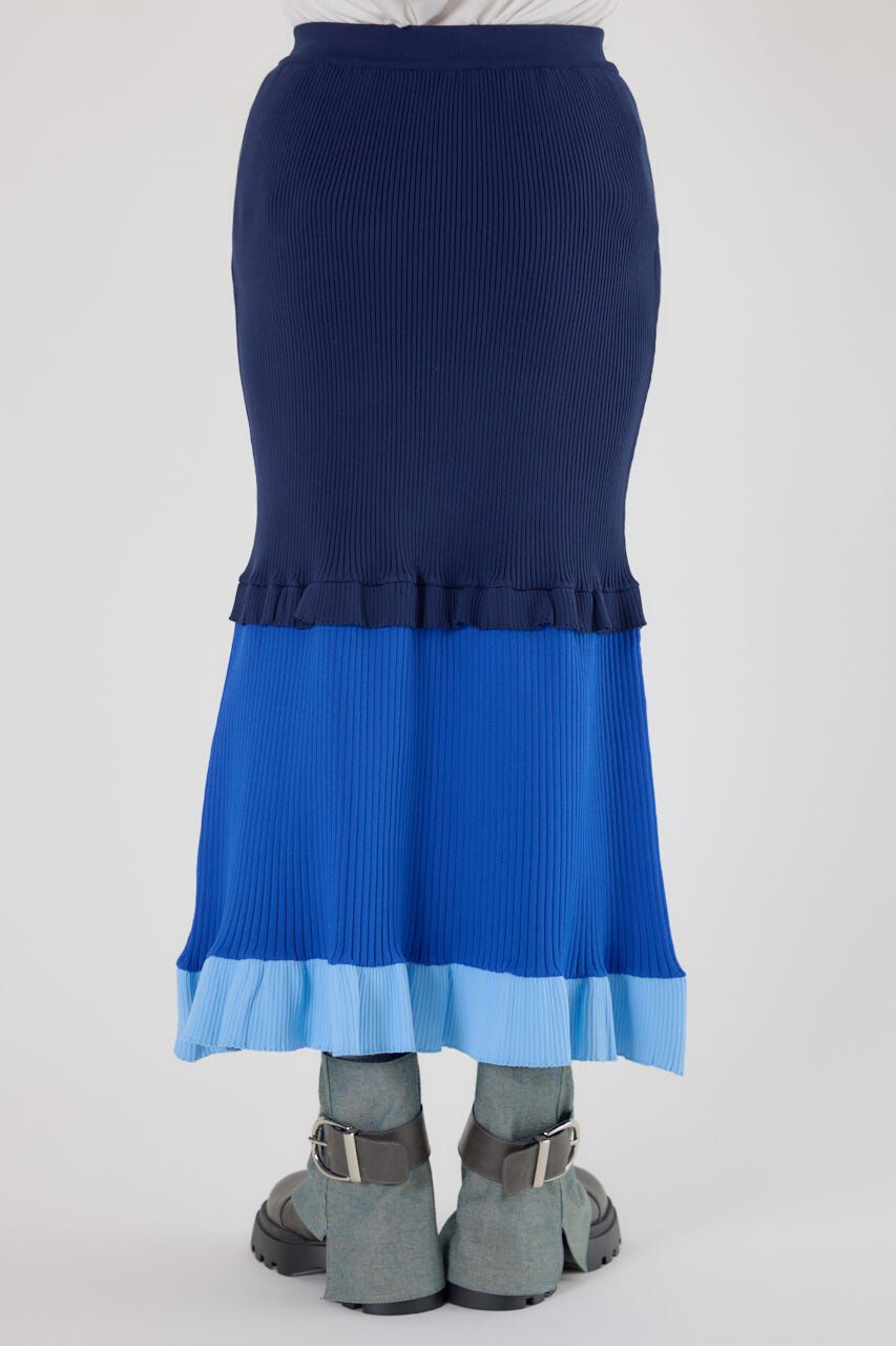 RODEO CROWNS「A-LIGHT フリル切替ニットスカート」|スカート|