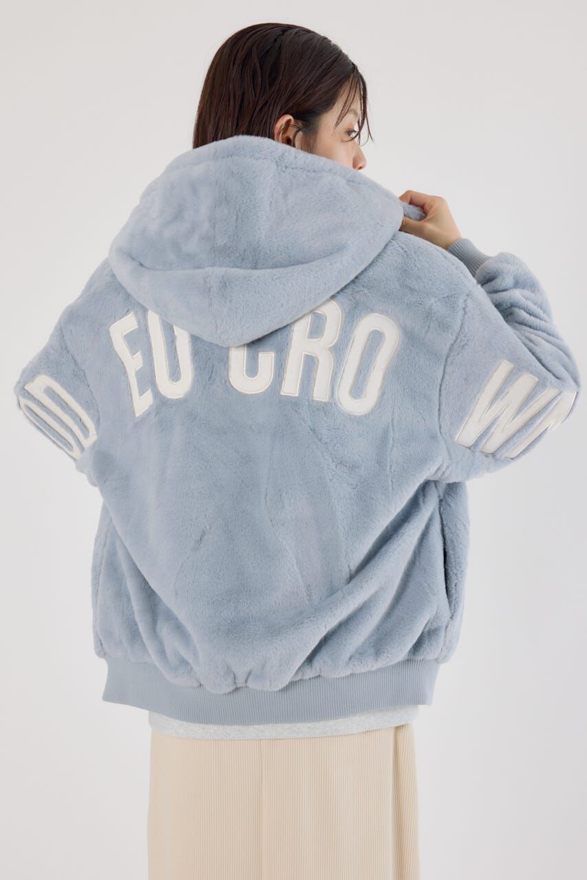 RODEO CROWNS「ロゴパッチエコファーブルゾン」|ブルゾン・スタジャン|