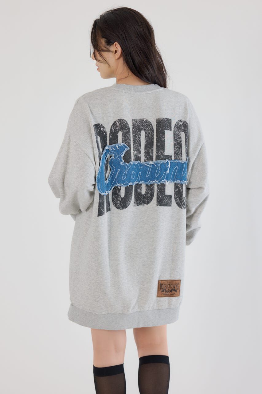 RODEO CROWNS「グランジロゴデニムアップリケワンピース」|ワンピース|