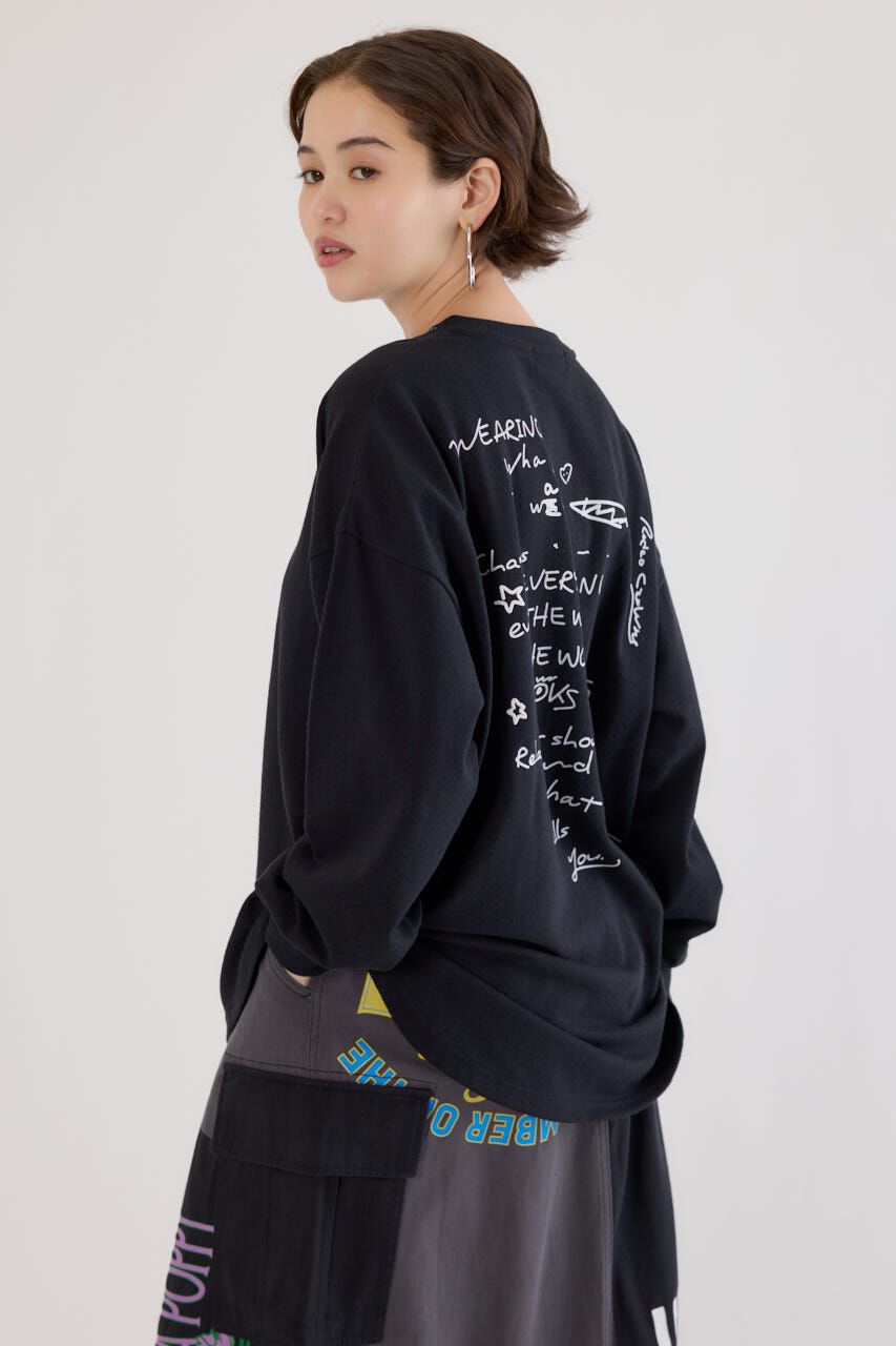 RODEO CROWNS「梨地VネックロングスリーブTシャツ」|Tシャツ・カットソー|