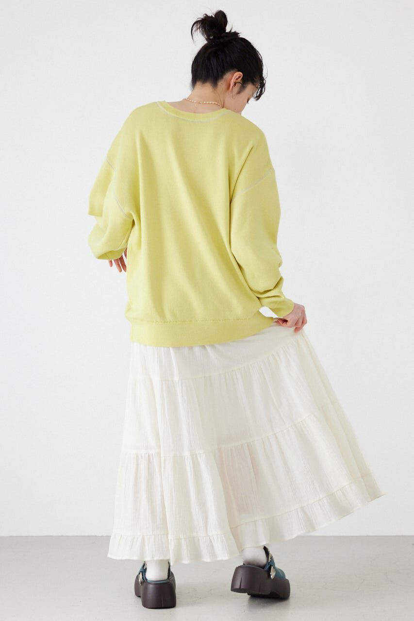 RODEO CROWNS「スウェットライク2wayネックニットトップス」|ニット・セーター|