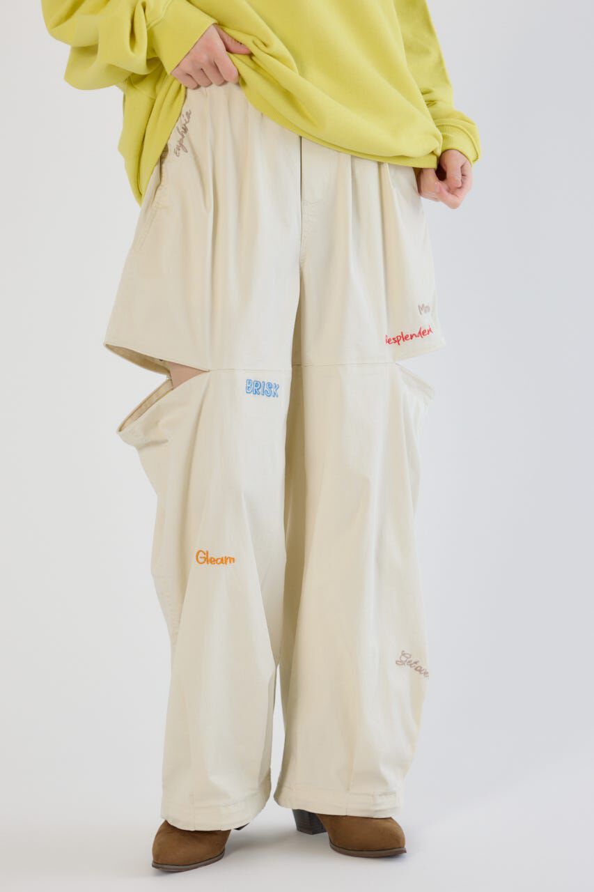 RODEO CROWNS「embroideryサイドジップパンツ」|その他|