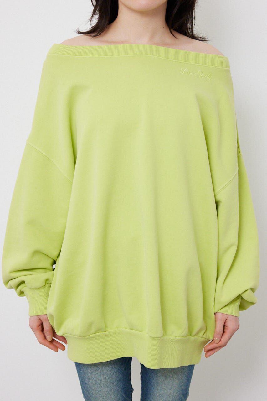 RODEO CROWNS「オフショルダースウェットトップス」|パーカー|