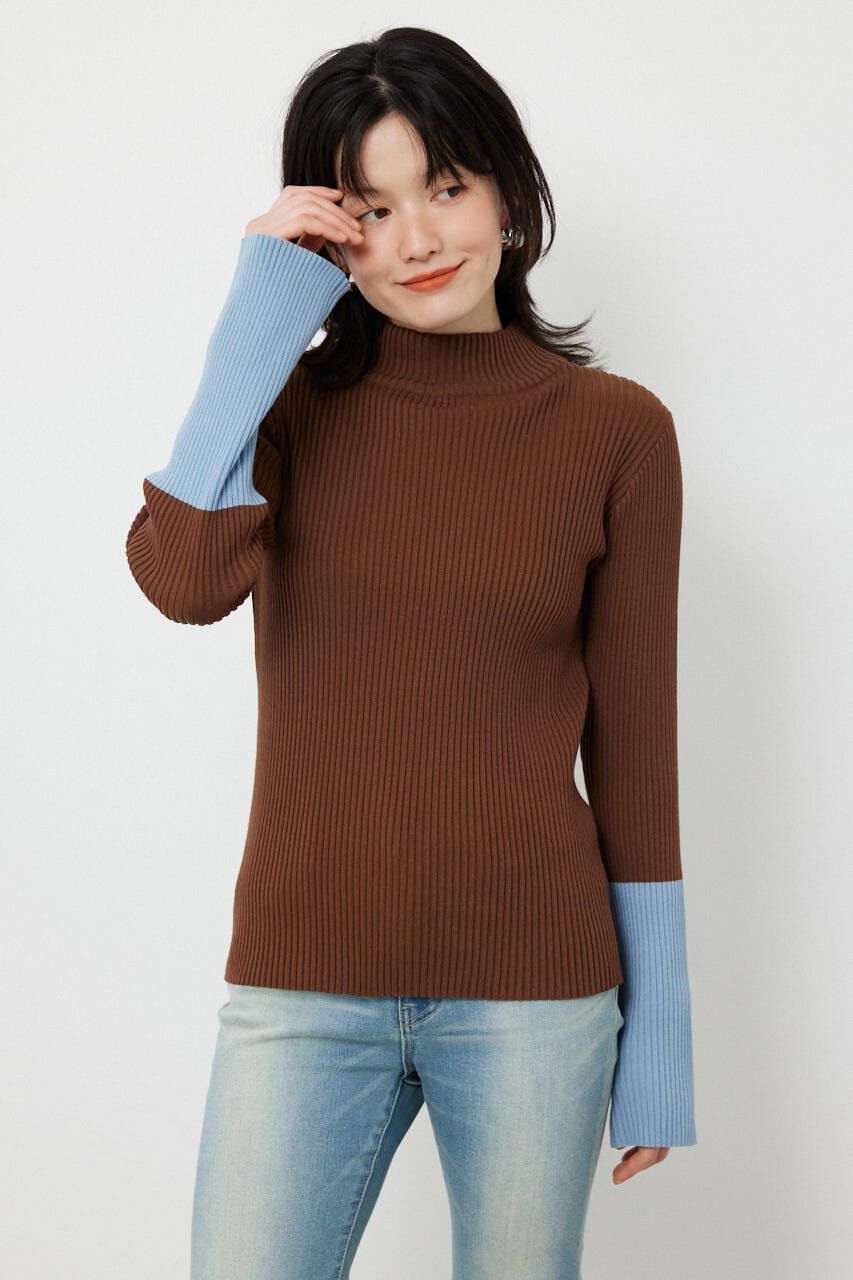 RODEO CROWNS「スリーブカラーニットトップス」|ニット・セーター|