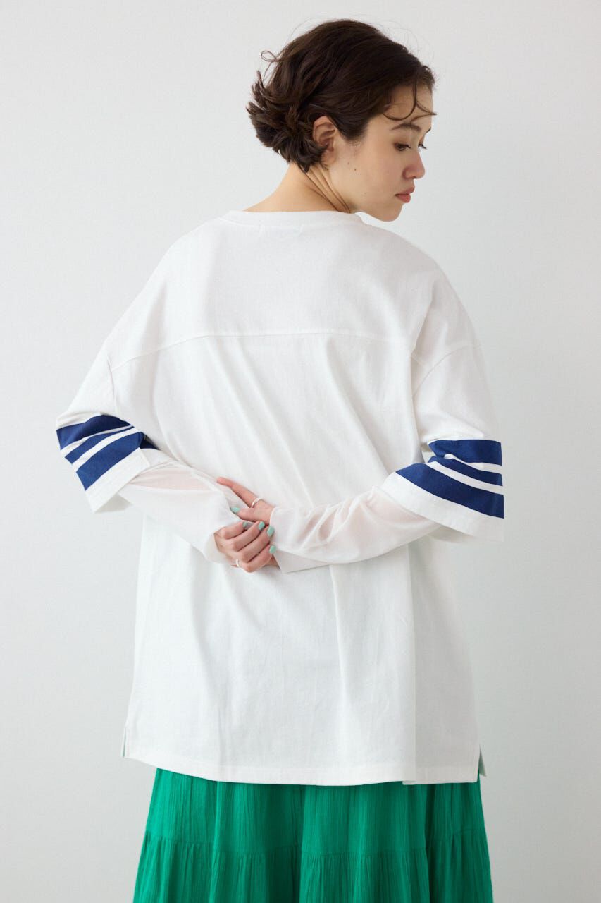 RODEO CROWNS「チュールレイヤードナンバートップス」|Tシャツ・カットソー|