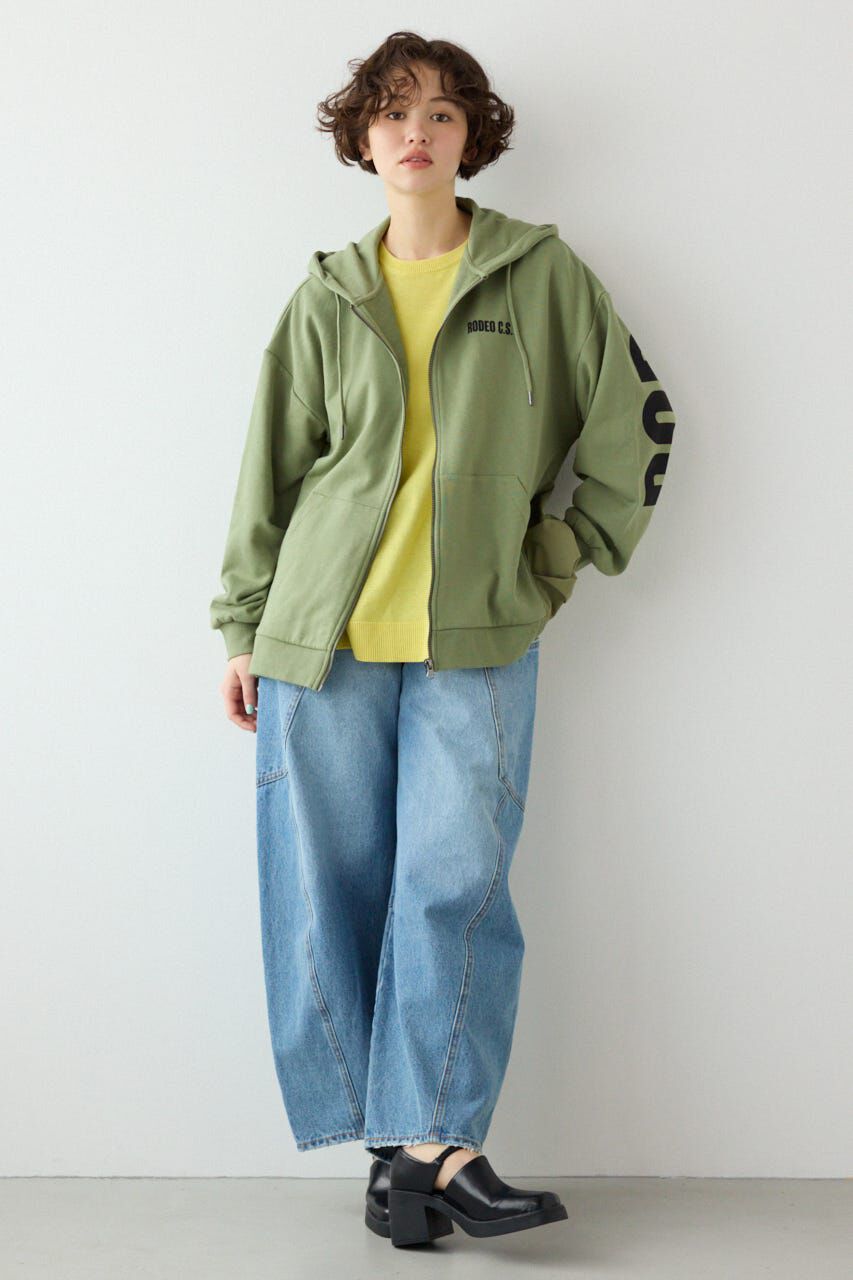 RODEO CROWNS「ドッキングロゴZIPパーカー」|パーカー|