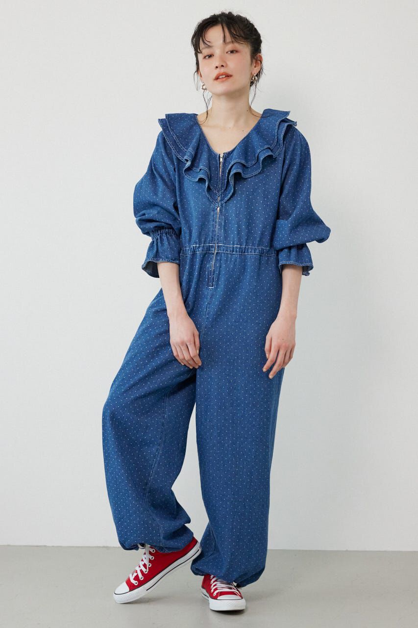 RODEO CROWNS「フリルデニムオールインワン」|その他|