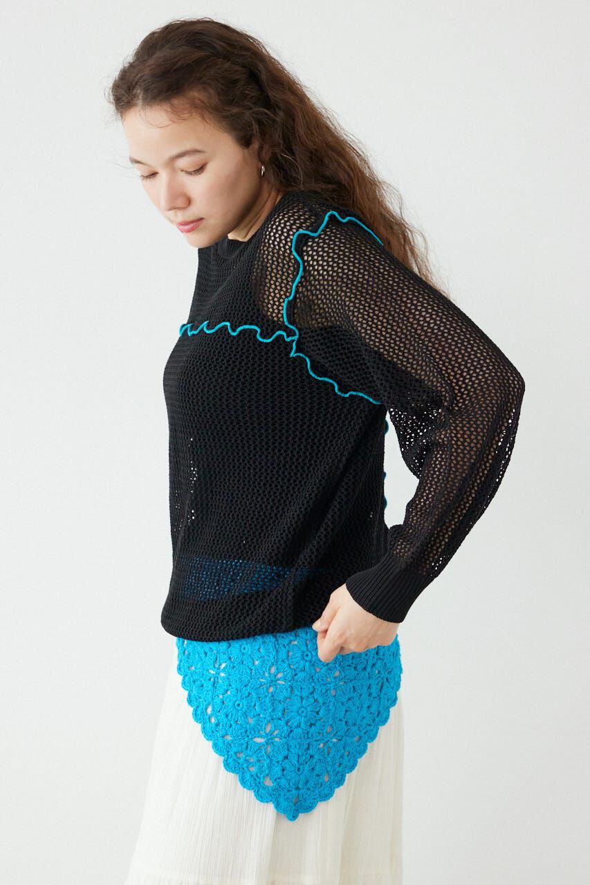 RODEO CROWNS「前後2WAYメローニットトップス」|ニット・セーター|